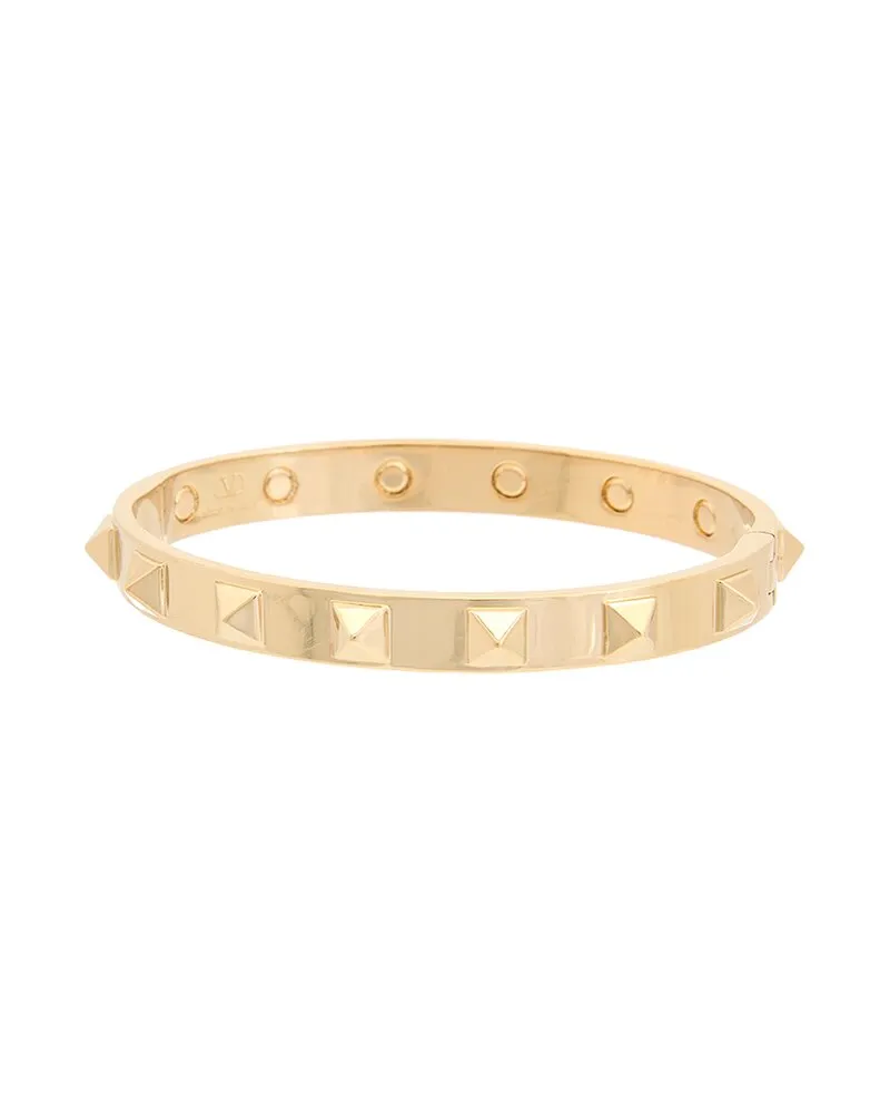 Valentino Garavani Rockstud Bangle Bracelet Gold