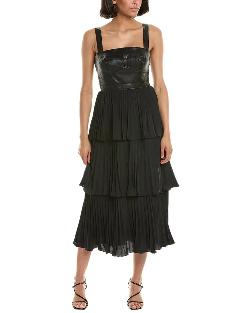 AMUR Ozzy Midi Dress Black