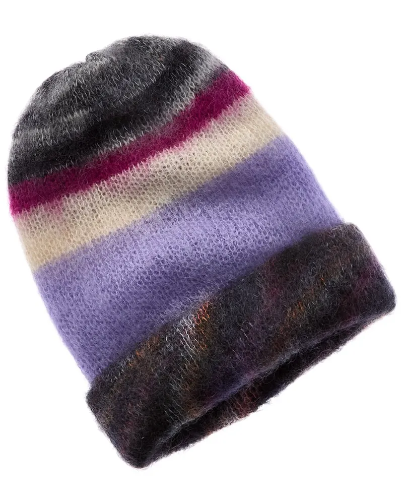 Missoni Mohair & Wool-Blend Hat Purple