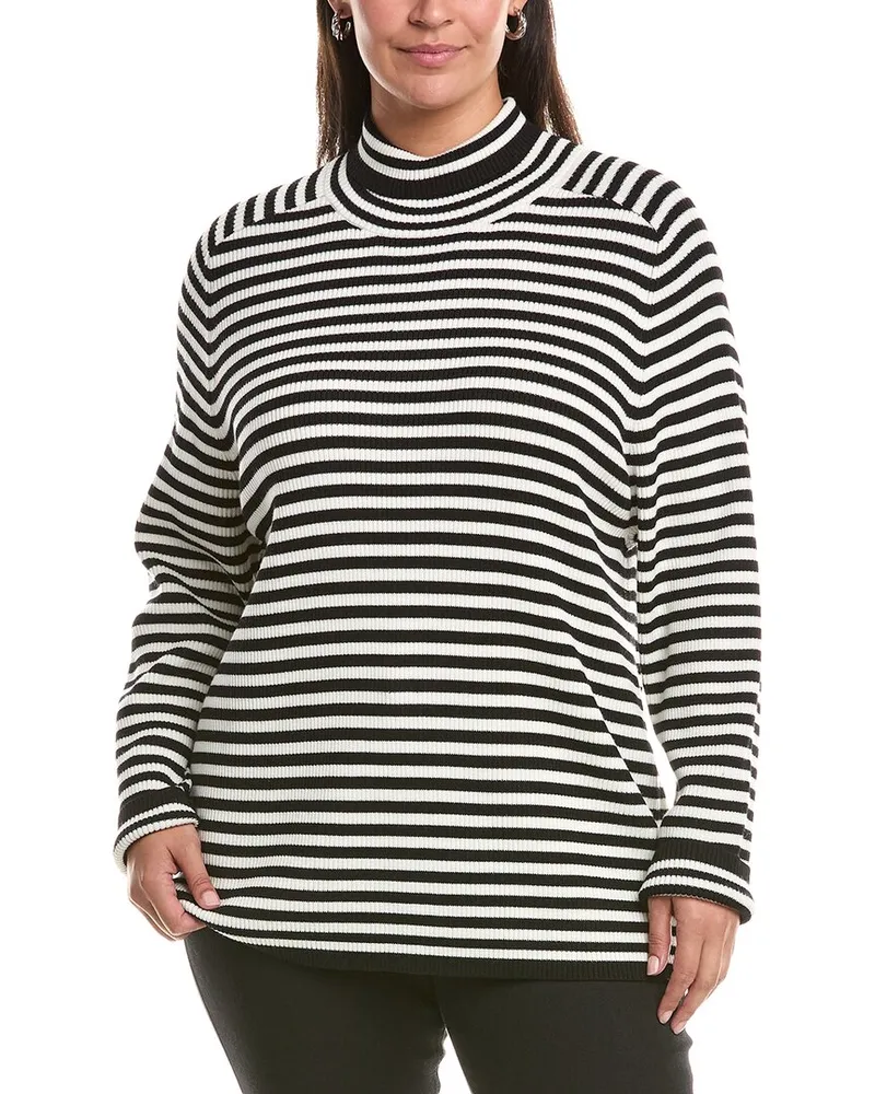 Marina Rinaldi Plus Enigma Wool Sweater Nocolor
