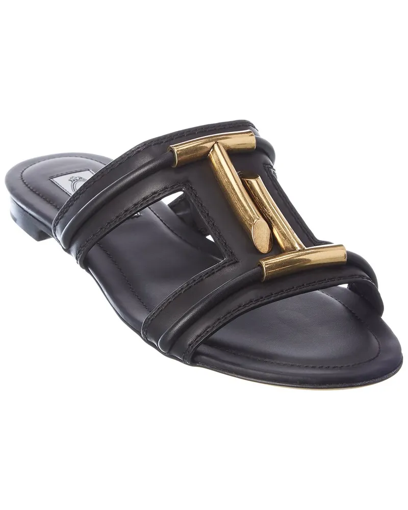 TOD'S TOD’s Double T Leather Sandal Nocolor
