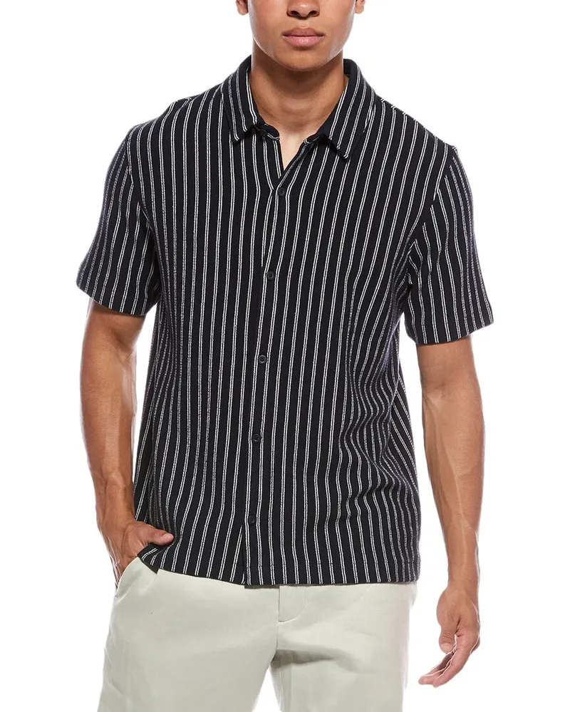 Vince Boucle Shirt Blue