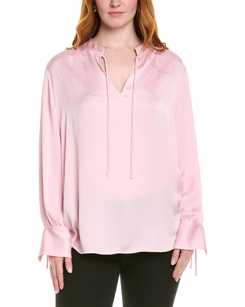 Anne Klein Plus Blouse Pink