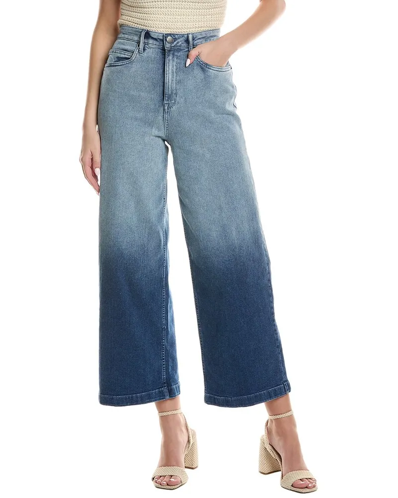Kenneth Cole Comfort Stretch Wide Leg Jean Blue