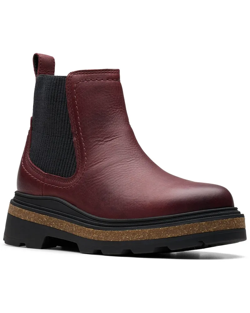 Clarks Hencroft Step WP Leather Bootie Nocolor