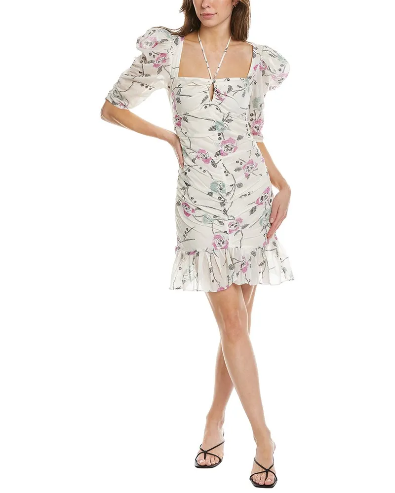 Isabel Marant Étoile Galdino Mini Dress White
