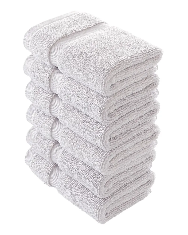 Alexis Antimicrobial Irvington Washcloth Pack of 6 Nocolor