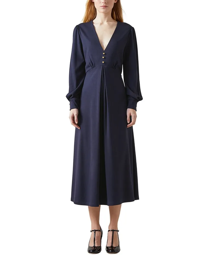 L.K.Bennett  Jenny Midi Dress Blue