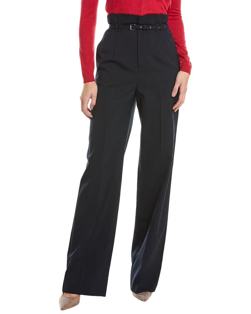 RED Valentino Wool-Blend Pant Blue