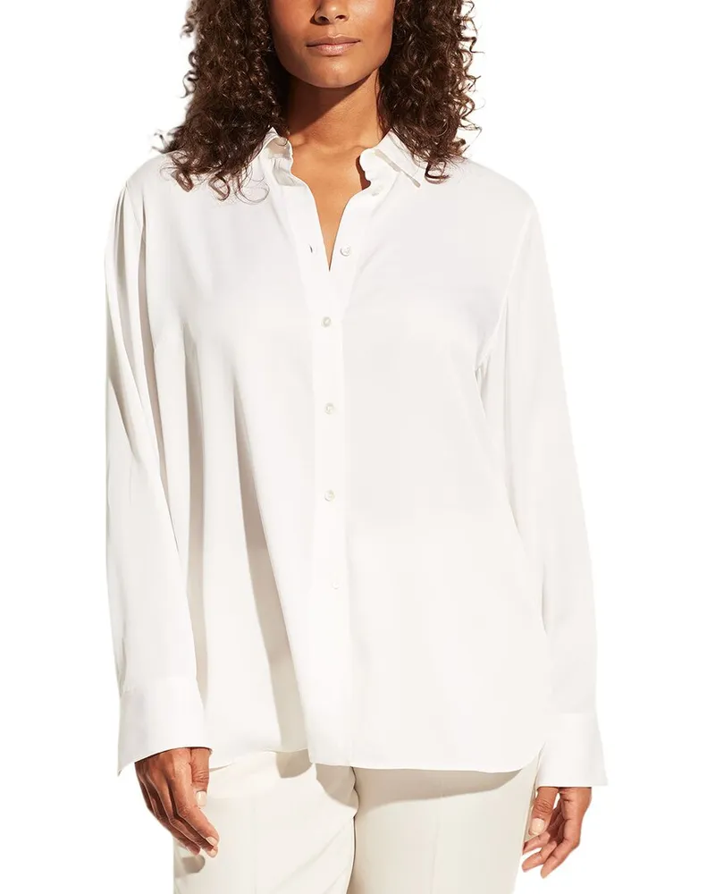 Vince Slim Fitted Blouse Nocolor