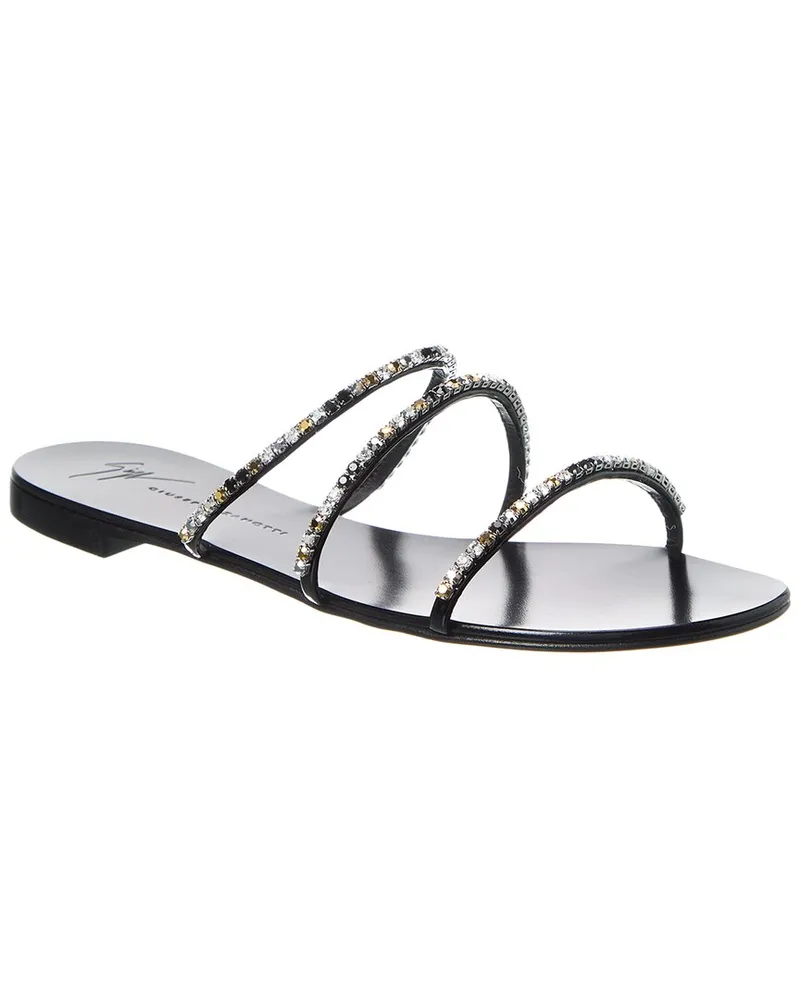 Giuseppe Zanotti Roll Sandal Black