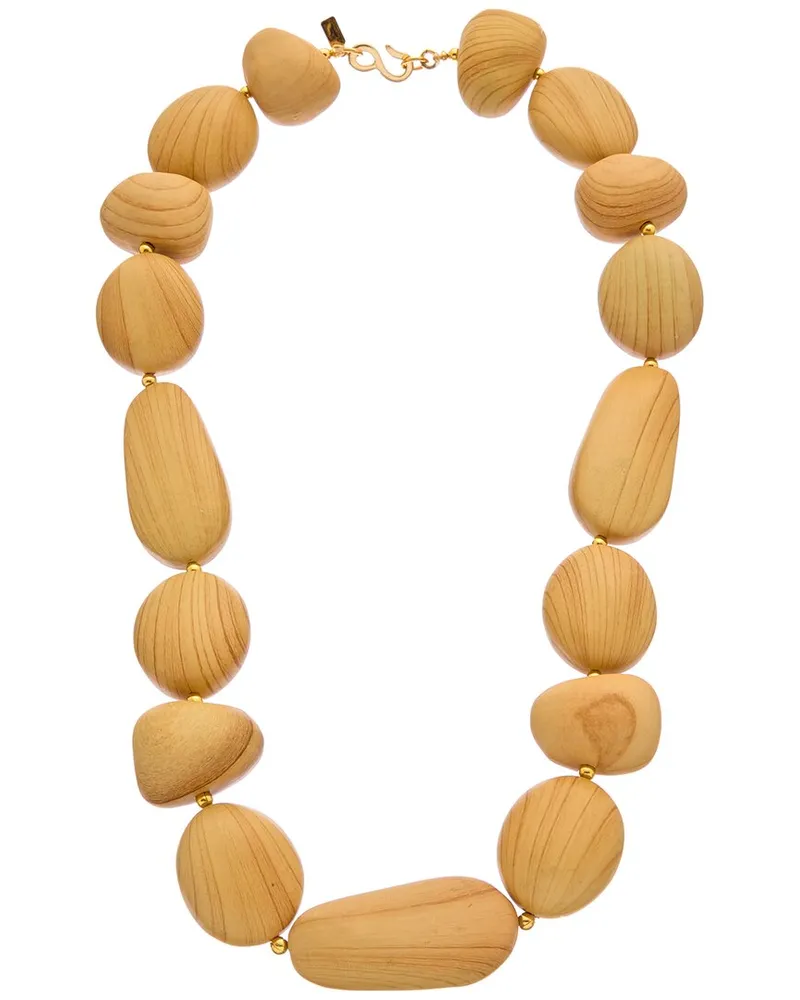 Kenneth Jay Lane 18K Plated Station Necklace Nocolor