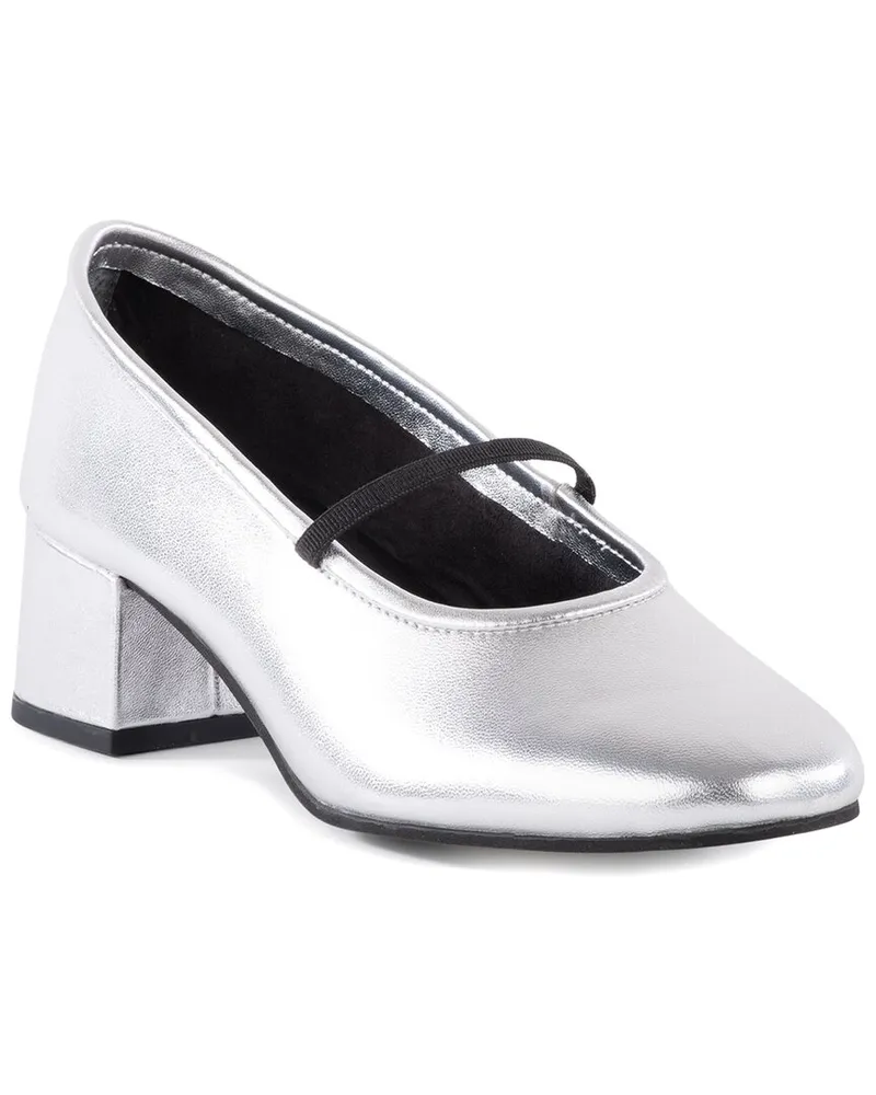 Seychelles Dusk To Dawn Leather Pump Silver