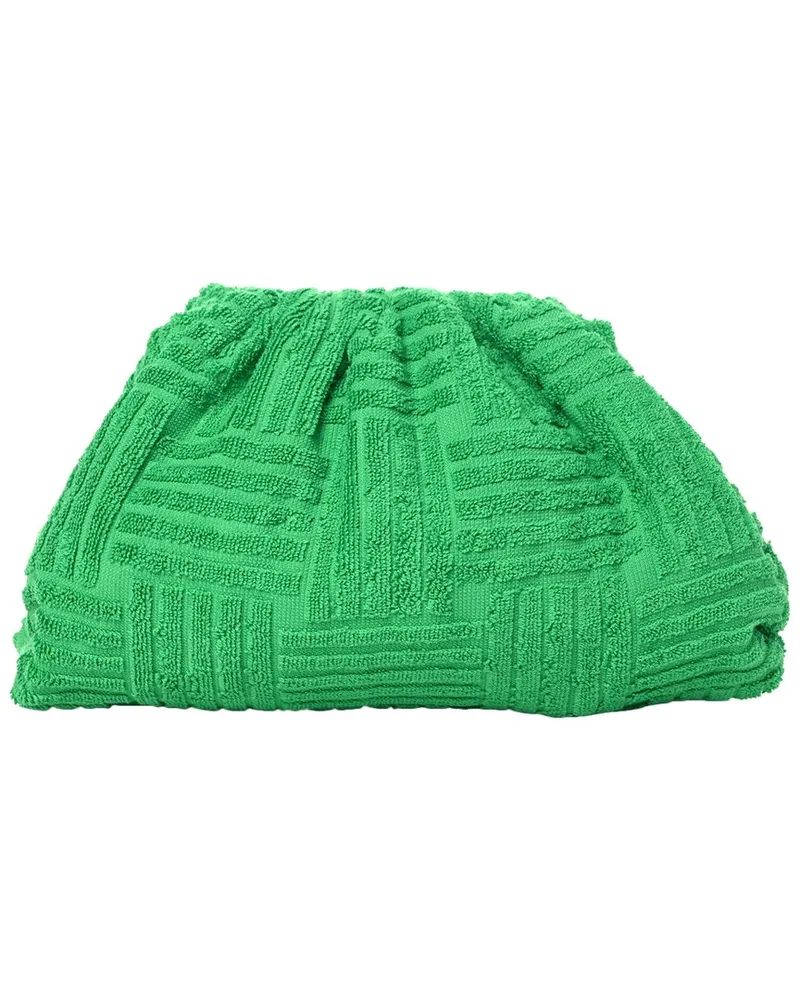 Bottega Veneta Green Sponge Fabric Teen Pouch (Authentic Pre-Loved Nocolor
