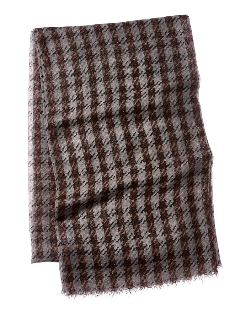 Brunello Cucinelli Linen Scarf Blue