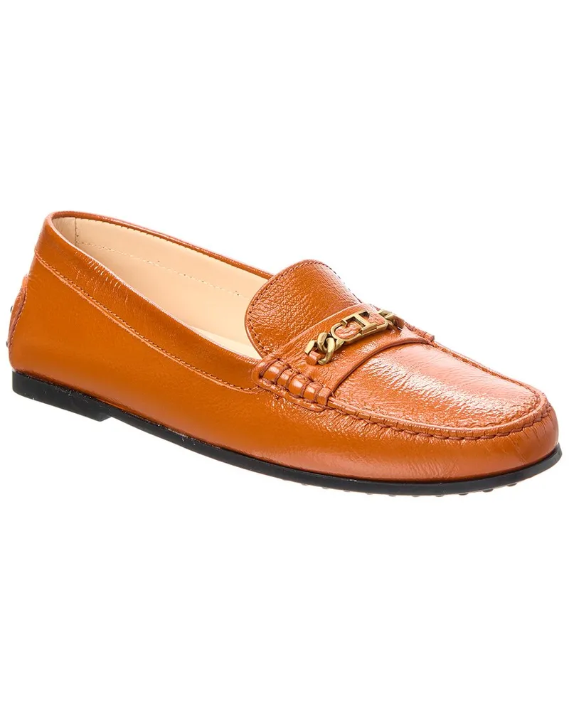 TOD'S TOD’s City Gommino Leather Loafer Orange