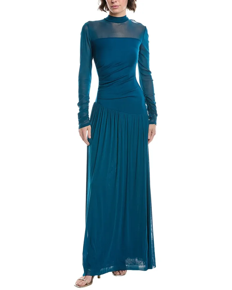 Diane von Furstenberg Kirstie Maxi Dress Blue