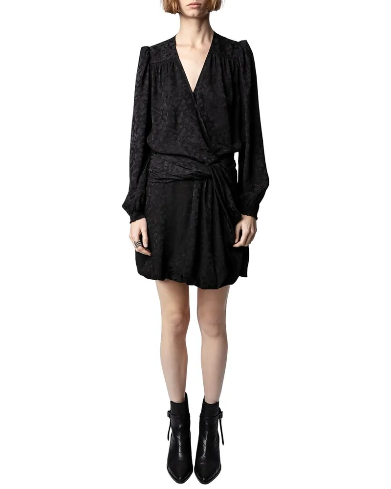 Zadig & Voltaire Recol Silk Dress Black