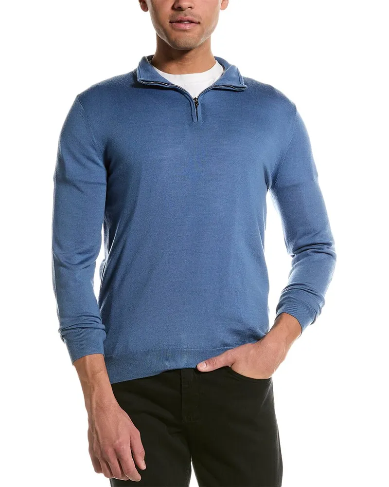 Reiss Blackhall Wool Sweater Blue