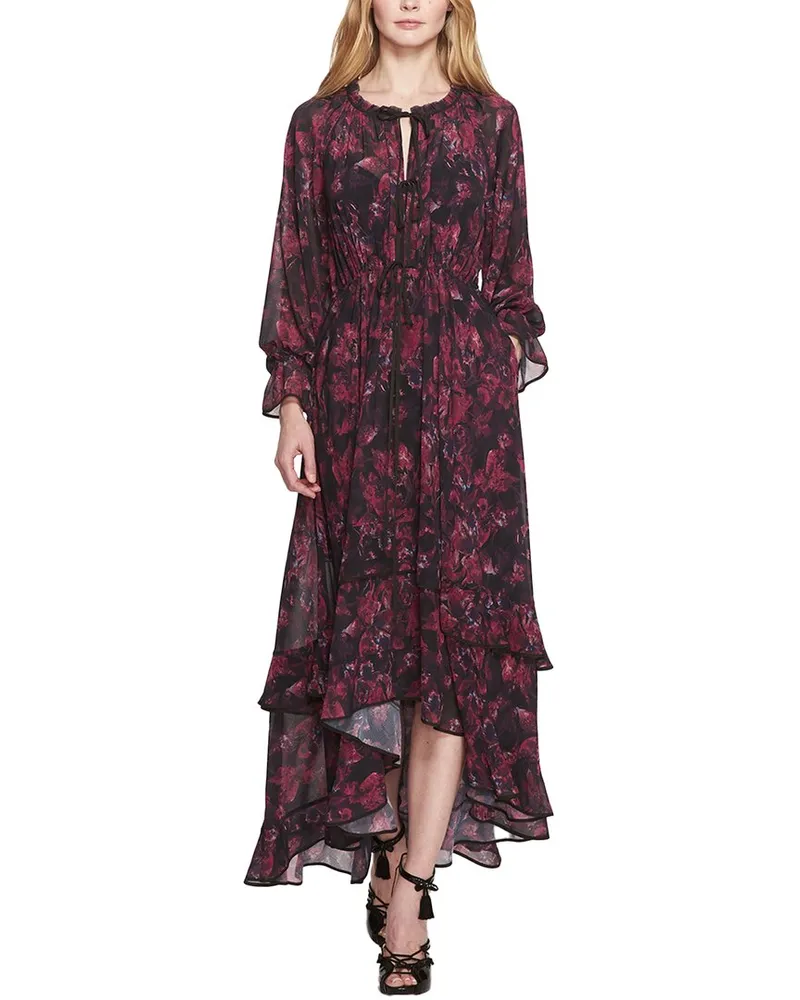 Marchesa Marchesa Rosa Midi Dress Purple