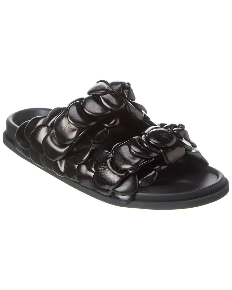 Valentino Garavani Leather Slide Black