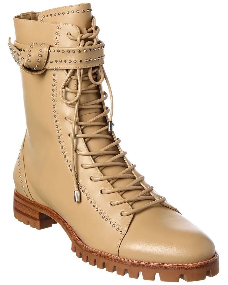 Alexandre Birman Evelyn Leather Bootie Brown