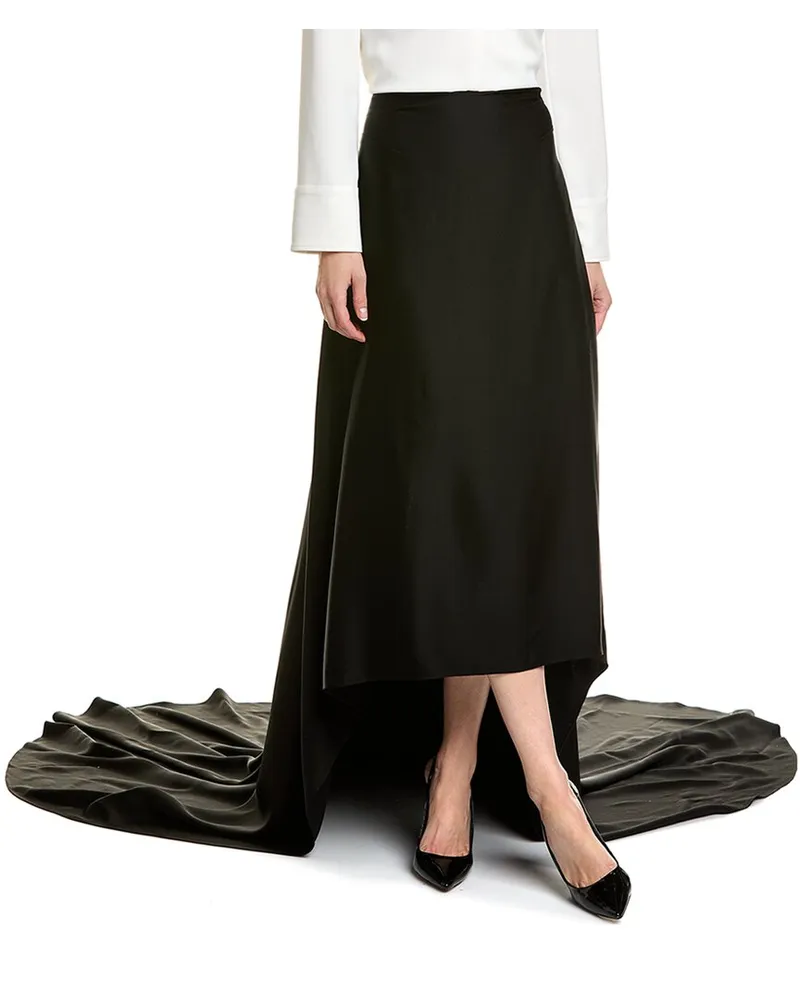 Michael Kors Charm Fishtail Skirt Black