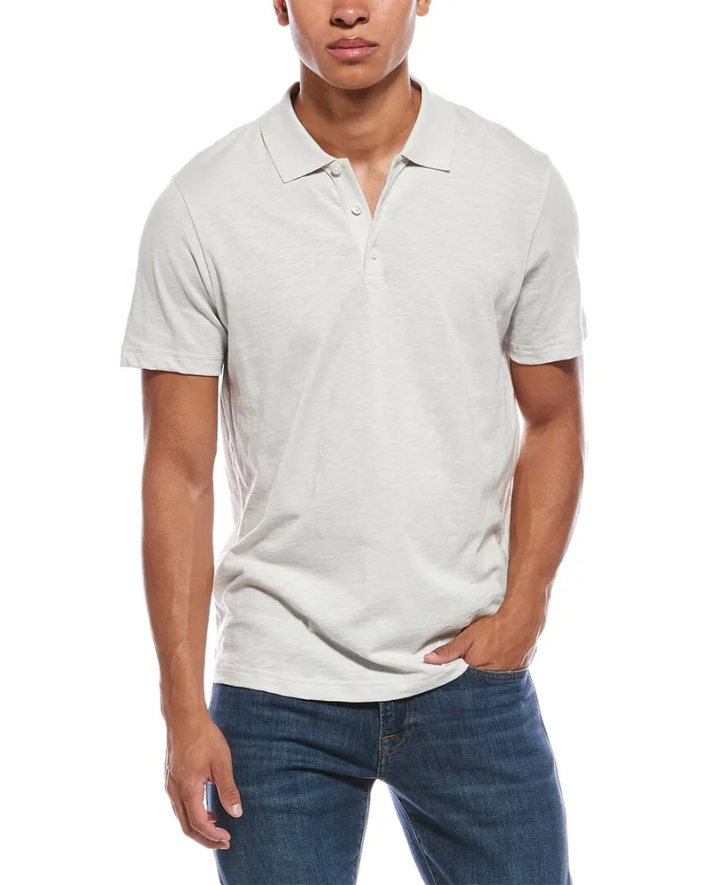 Theory Bron Polo Shirt Grey