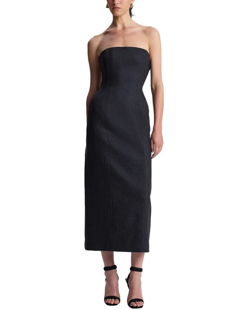 A.L.C. Elizabeth Wool & Cashmere-Blend Dress Grey