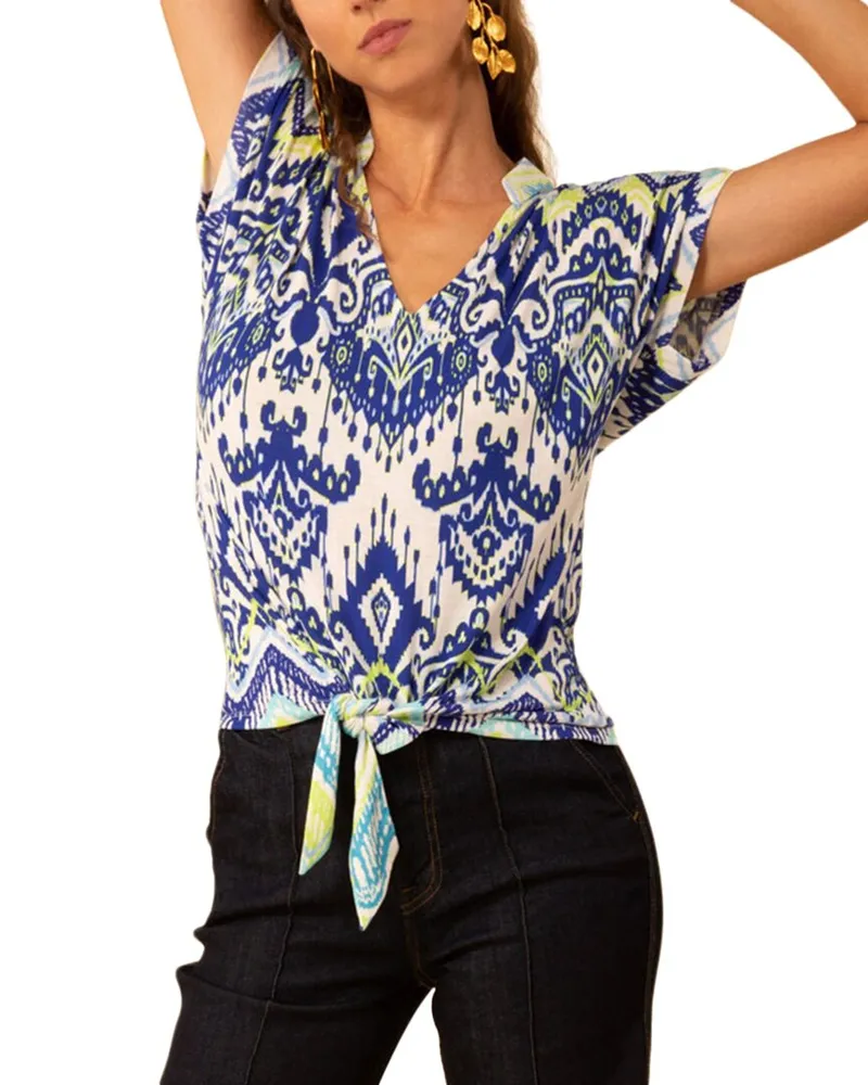 Hale Bob Alyssa Blouse Nocolor