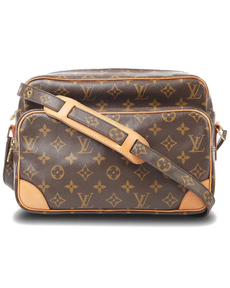 Louis Vuitton Brown Monogram Coated Canvas Nil (Authentic Pre-Loved Nocolor