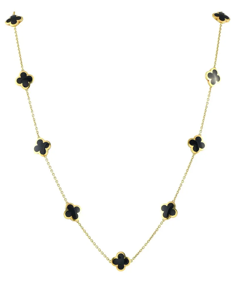 Van Cleef & Arpels 18K Onyx Necklace (Authentic Pre-Loved Nocolor