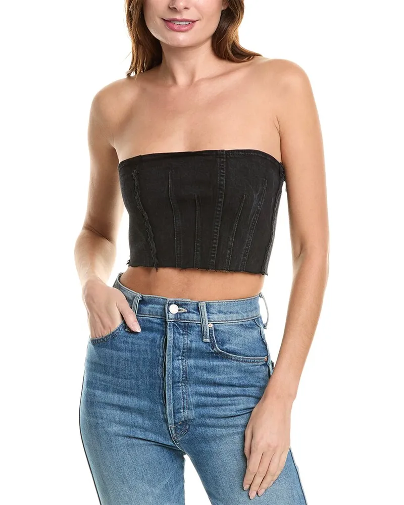 HUDSON Jeans Stevie Corset Top Black
