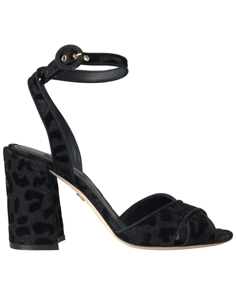 Dolce & Gabbana Suede Sandal Black