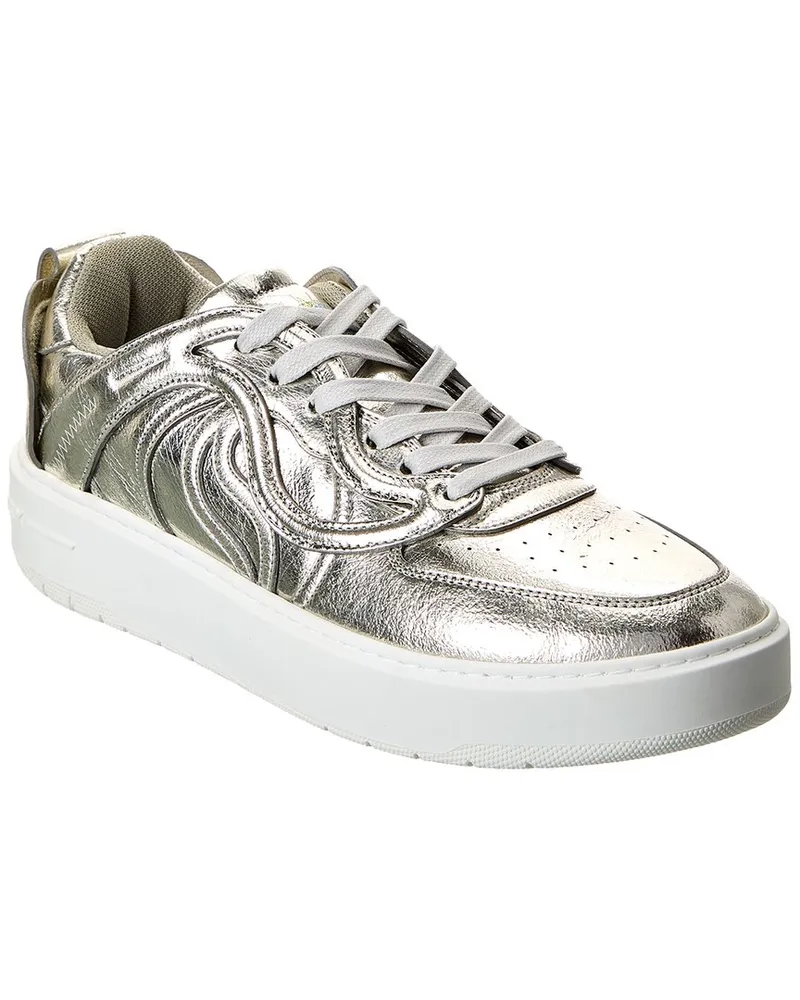 Stella McCartney S-Wave 1 Wrinkly Sneaker Silver