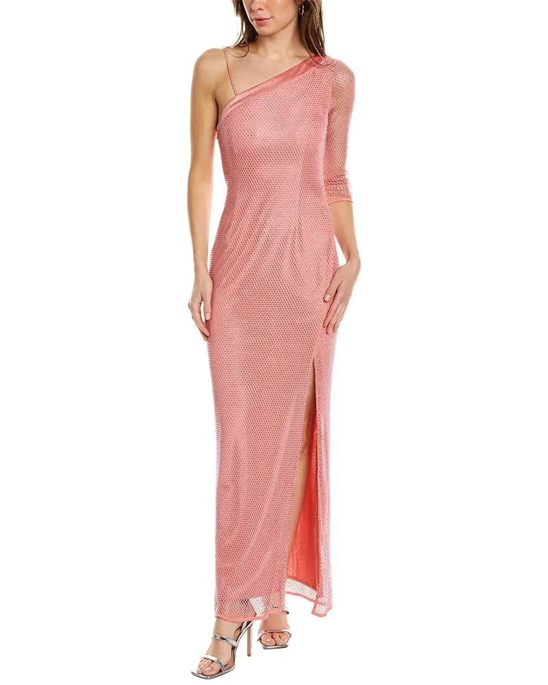 Alice + Olivia Michele Maxi Dress Pink