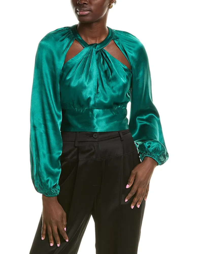 ASTR the Label Idara Top Green