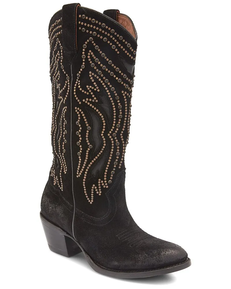 Frye Shelby Studded Leather Boot Nocolor