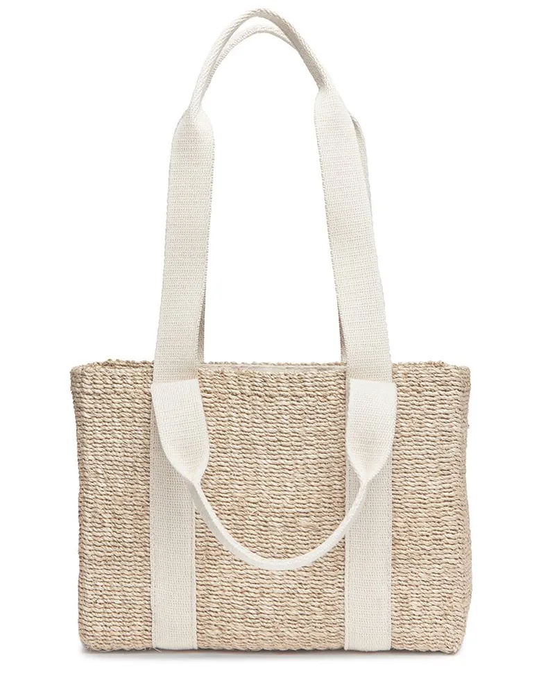 KAYU Cherry Mini Straw Tote Brown