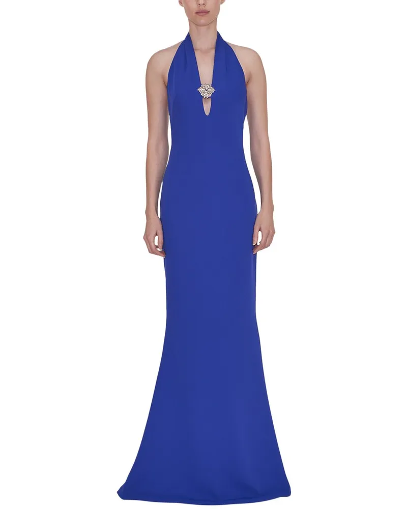 Reem Acra Halter Gown Nocolor