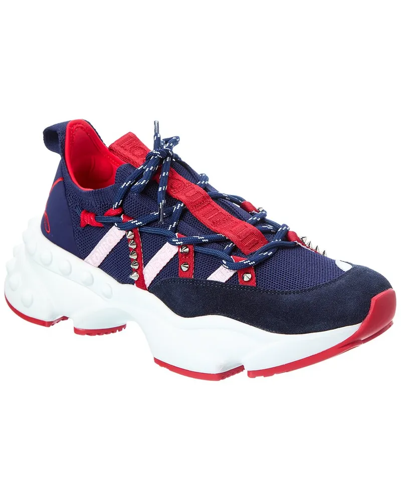 Christian Louboutin Trailnrun Leather & Mesh Sneaker Nocolor