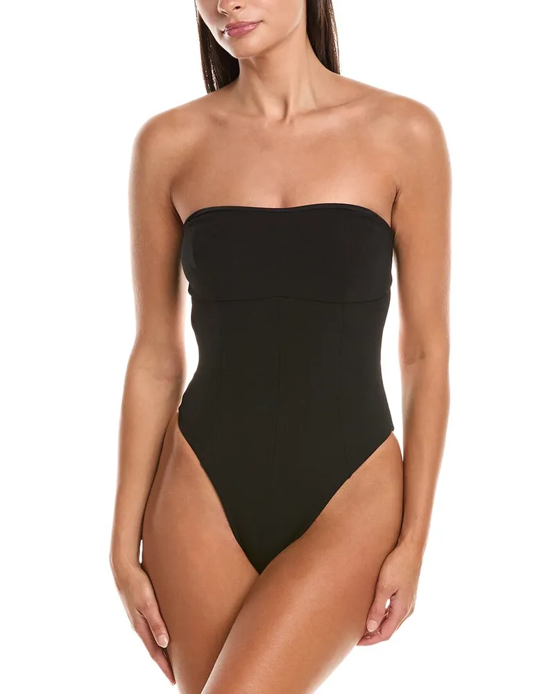 Haight Zoe Crepe One-Piece Black