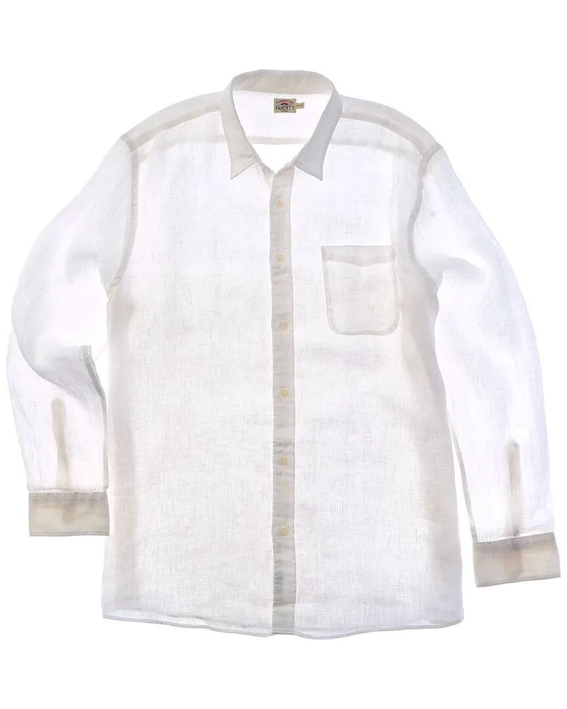 Faherty Linen Laguna Shirt Nocolor