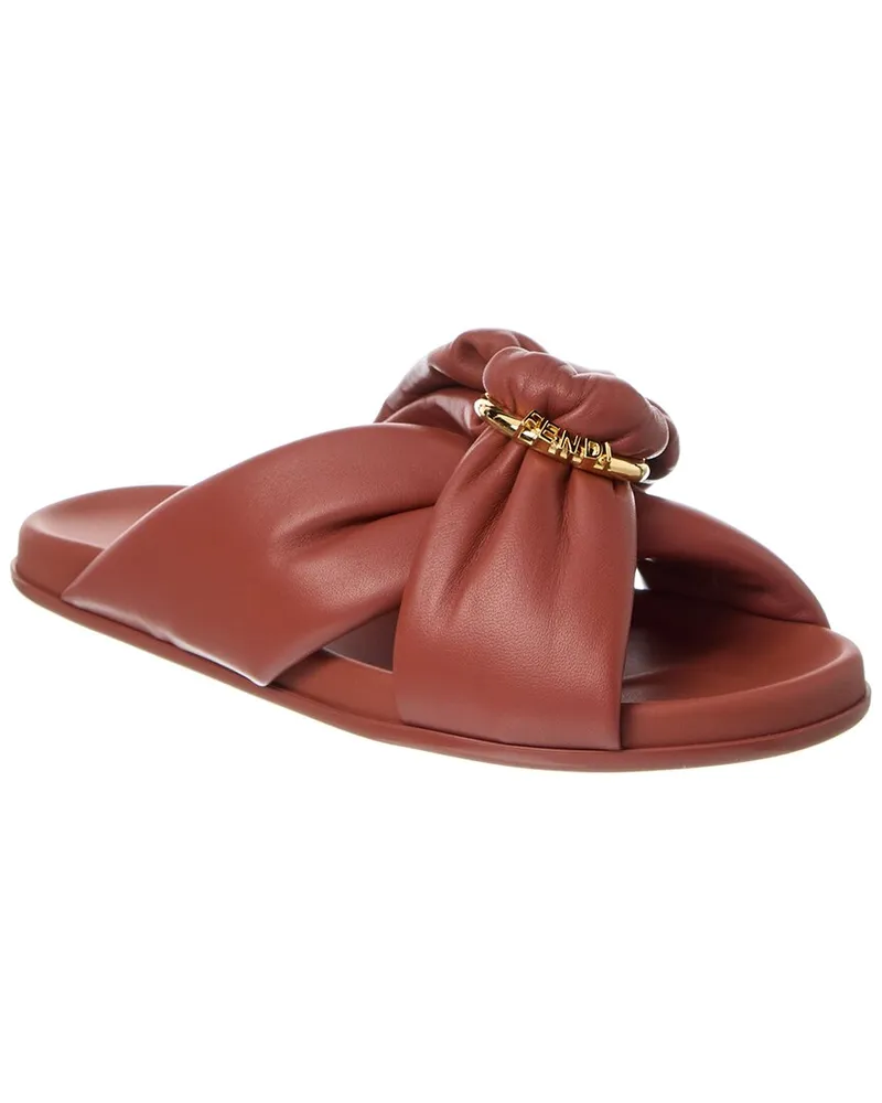 Fendi Feel Leather Sandal Nocolor
