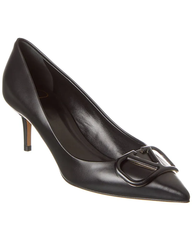 Valentino Garavani VLogo Signature 60 Leather Pump Black
