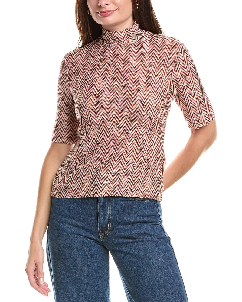 Missoni Wool-Blend Sweater Red