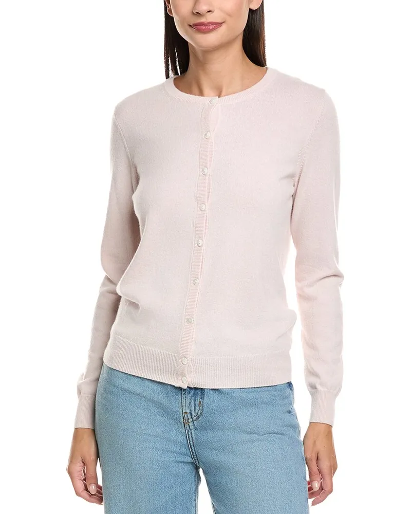 N.Peal Olivia Cashmere Cardigan Pink