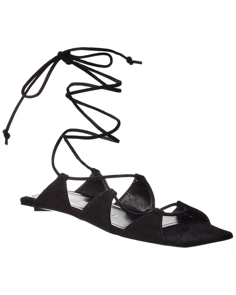 ATTICO Renee Suede Sandal Black