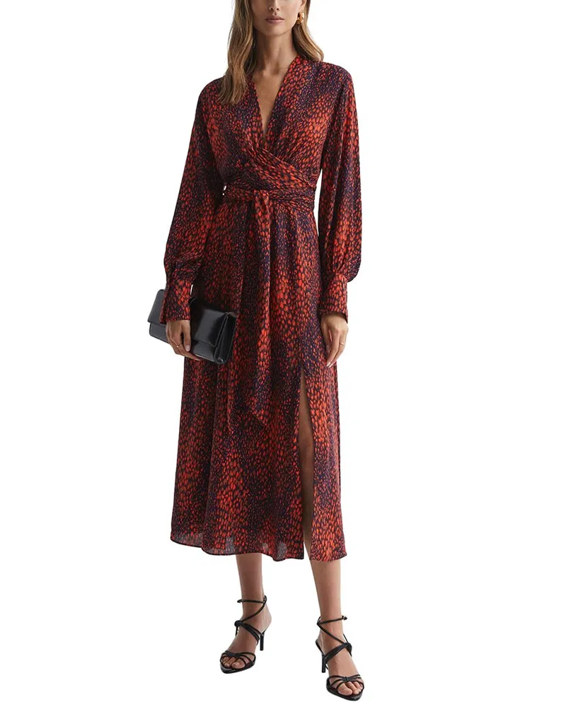Reiss Maya Dress Red