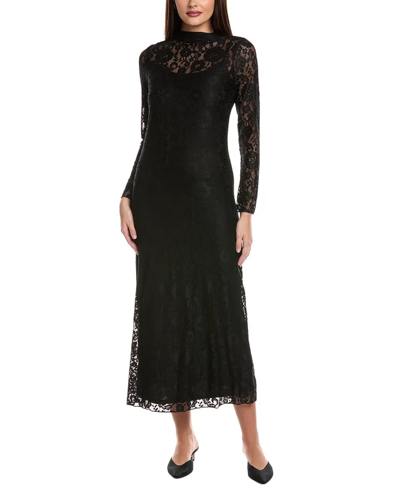 Vince Camuto Lace Maxi Dress Black